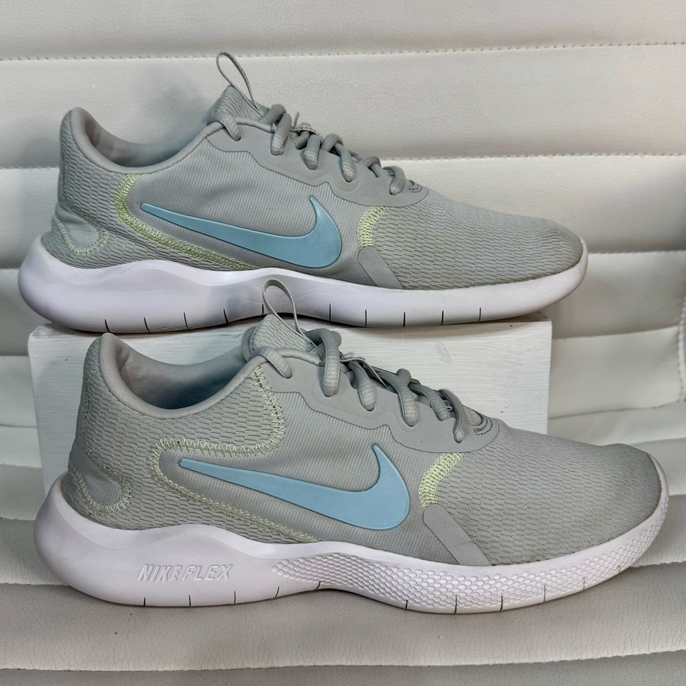 Nike Flex Experience Run 9 'Grey Blue' CD0227-005 Women’s 9.5 Men’s 8 Preowned
